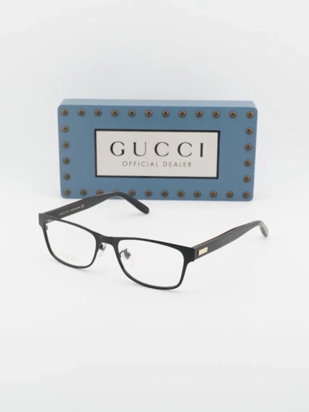 Gucci GG0274OJ 001 Rectangle Eyeglasses 55mm – Black